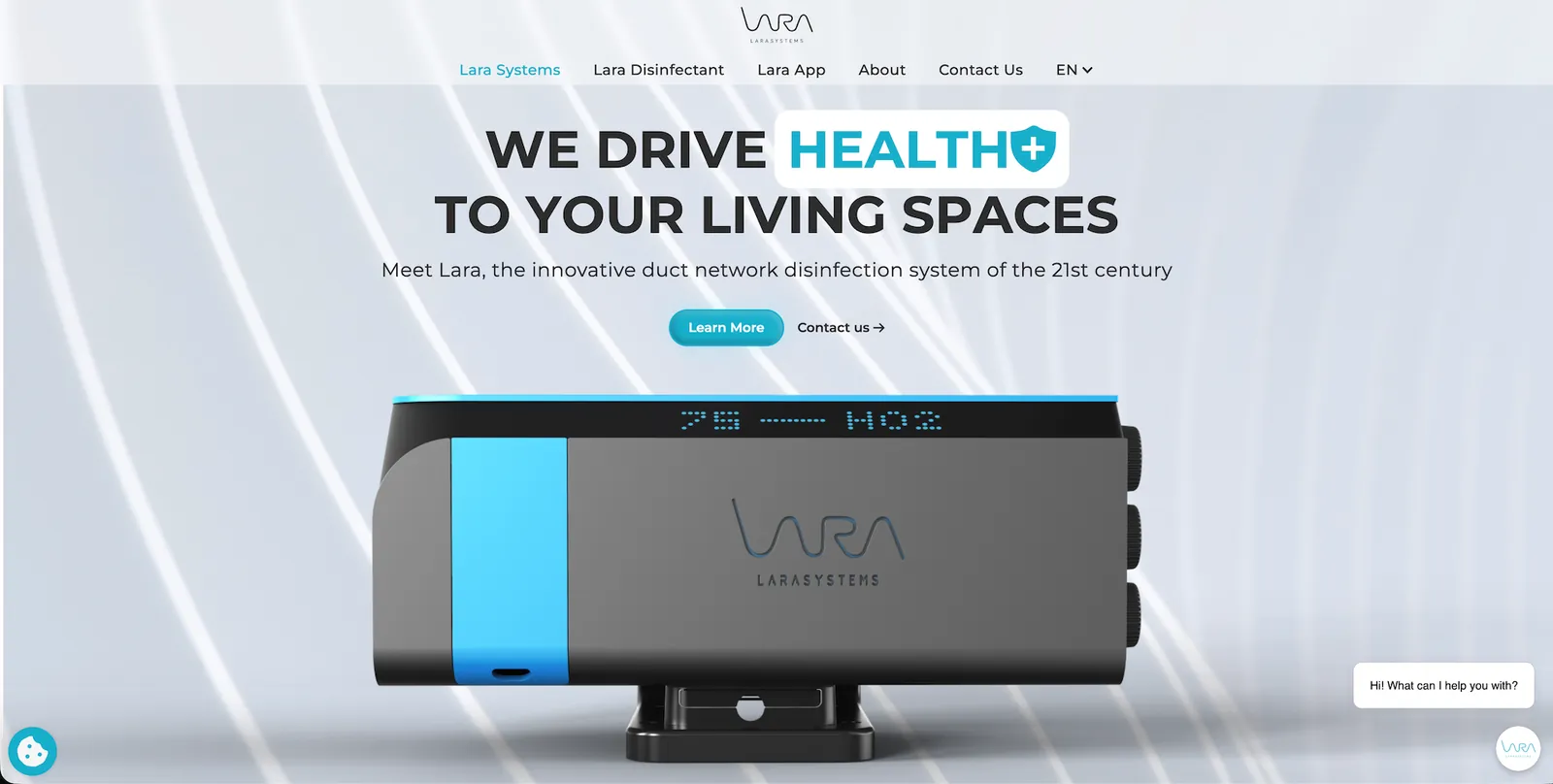 Lara Systems weboldal