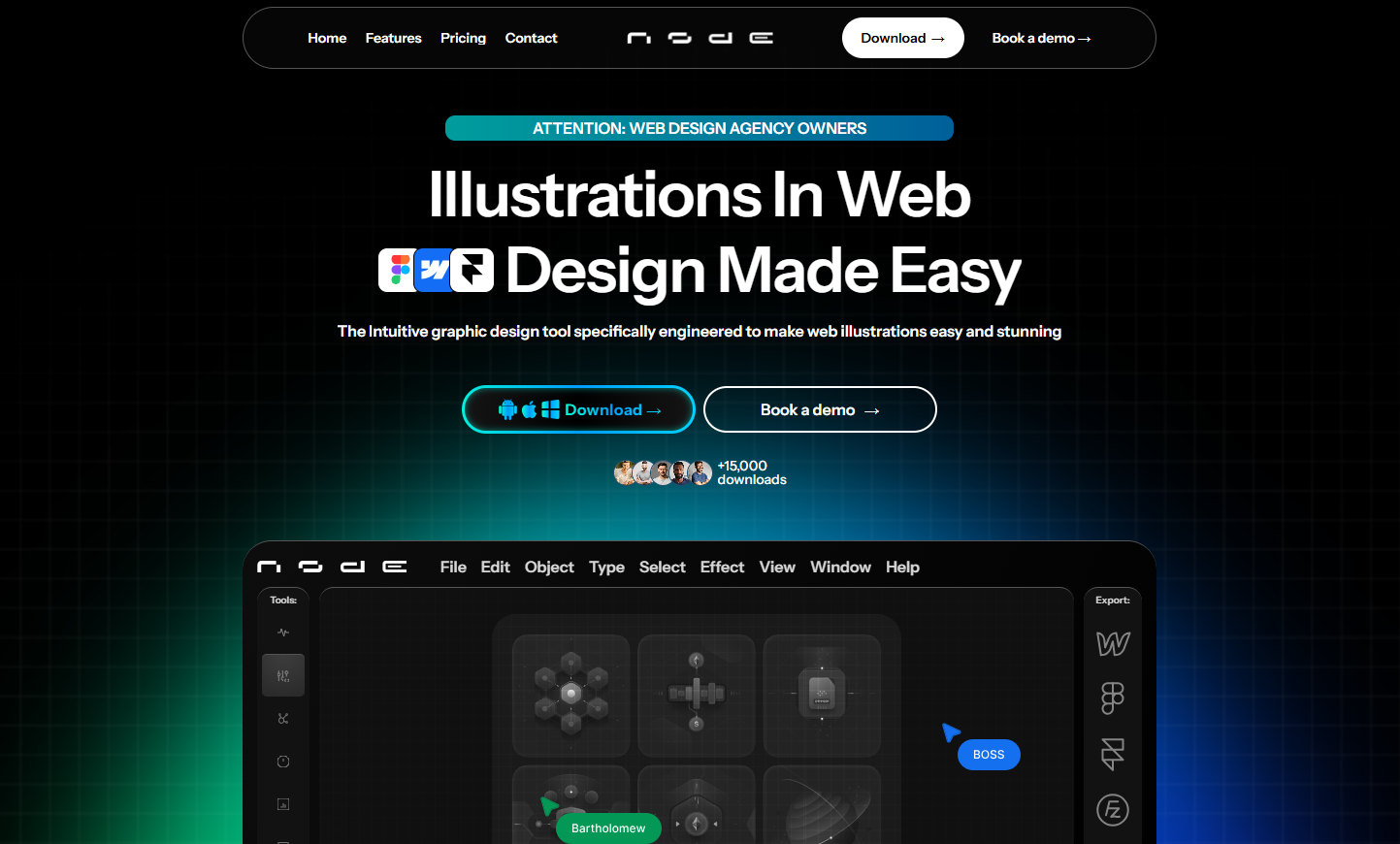 Webdesign szoftver weboldal